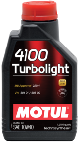 ACEITE 10W40 MOTUL 4100 TURBOLIGHT QT