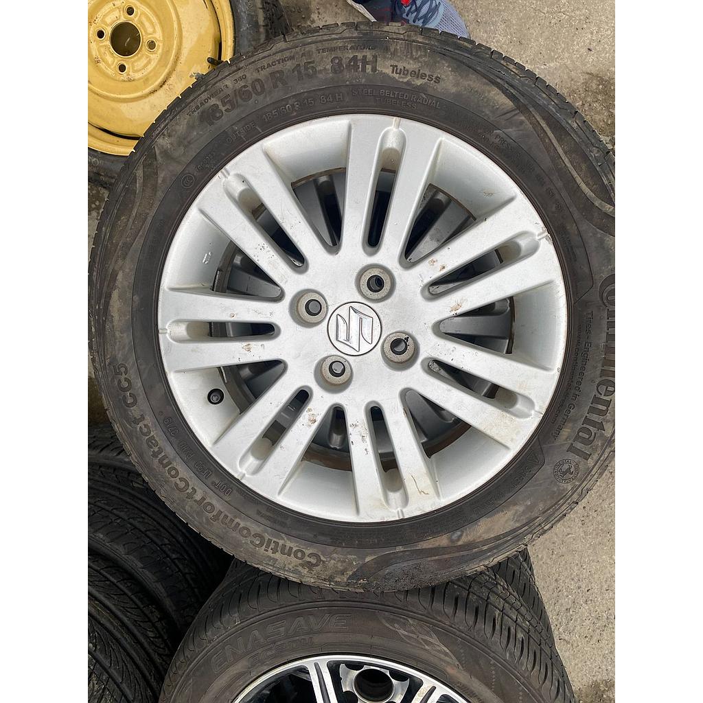 JUEGO DE AROS 15 4X100 SUZUKI OEM