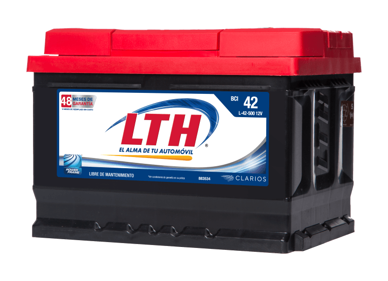 BATERIA LTH L-42-500 12V CA.625A CCA.500A CR.90