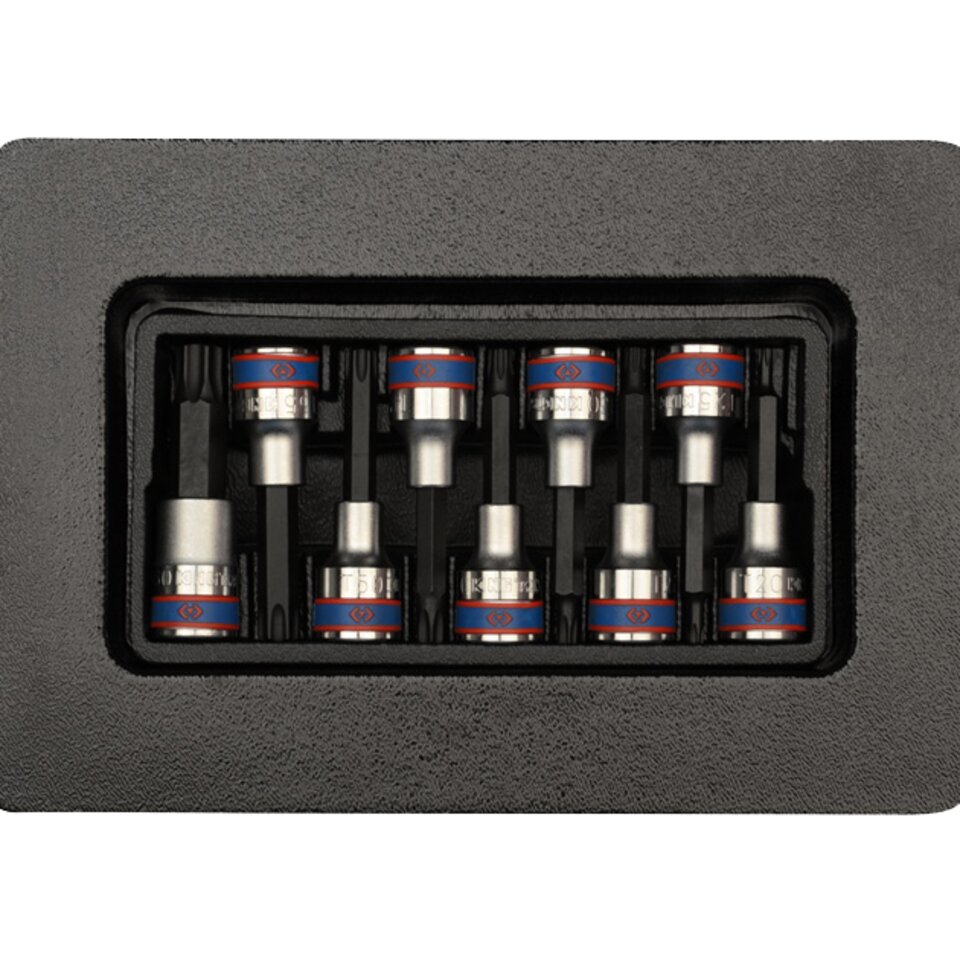 JUEGO DE DADOS CON PUNTA CABEZA TORX KING TONY DE 1/2" DR