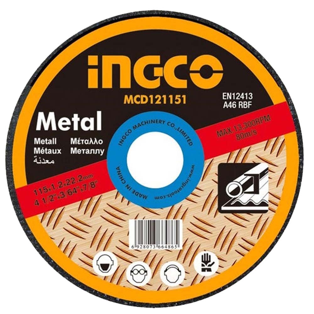 DISCO DE CORTE DE METAL 4 1/2 INGCO