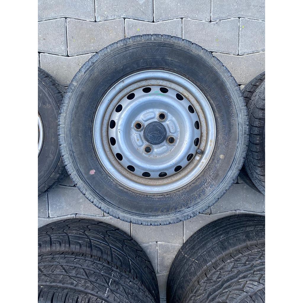 JUEGO DE AROS12 DE HIERRO DAIHATSU 4X100