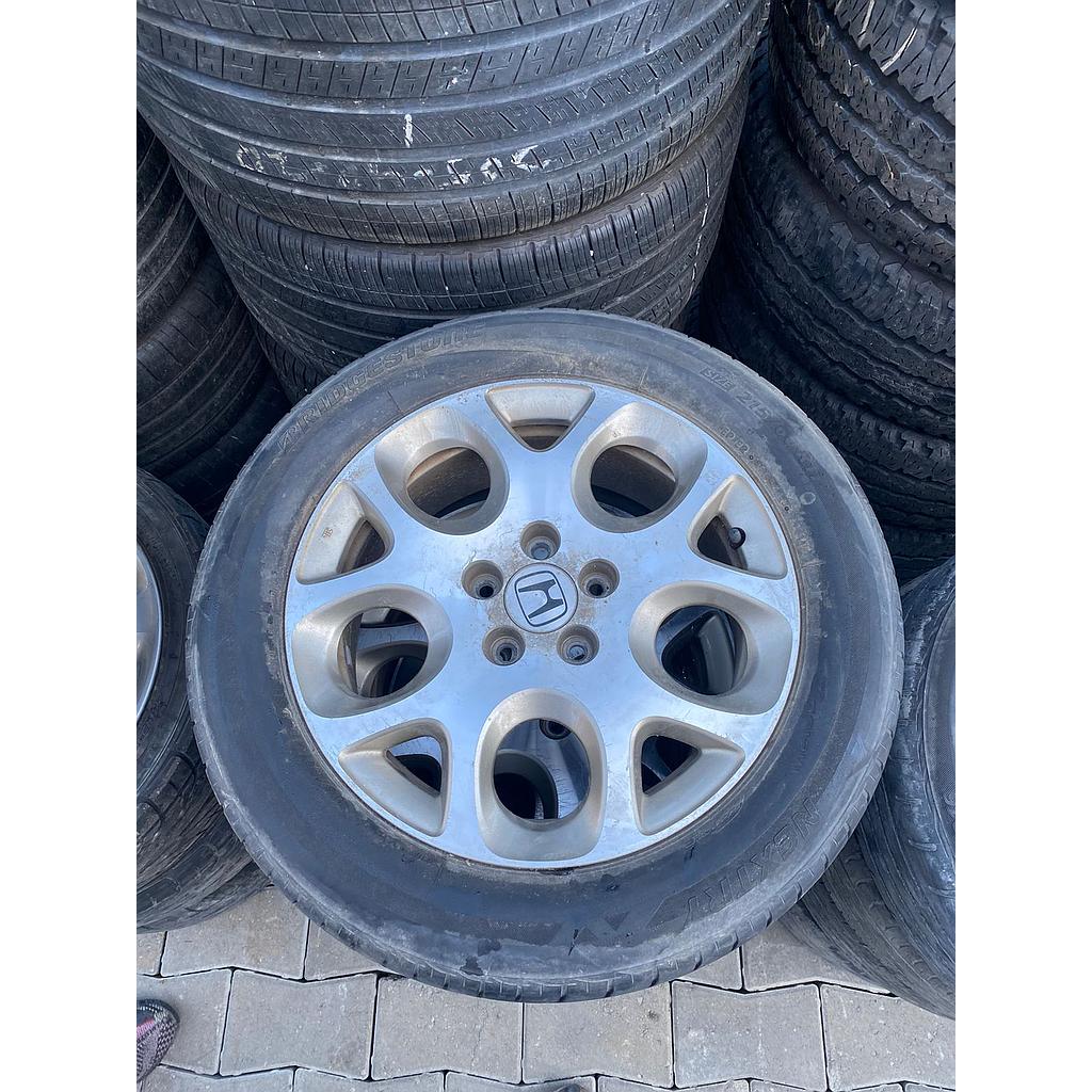 JUEGO DE AROS17 OEM HONDA 17X6.5 5X114.3