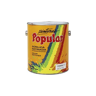 PINTURA SATINADA POPULAR MATCHER BASE CLEAR 800642
