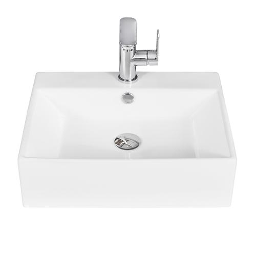 Moorefield Set Lavamanos de Cerámica de Doble Montaje para Baño