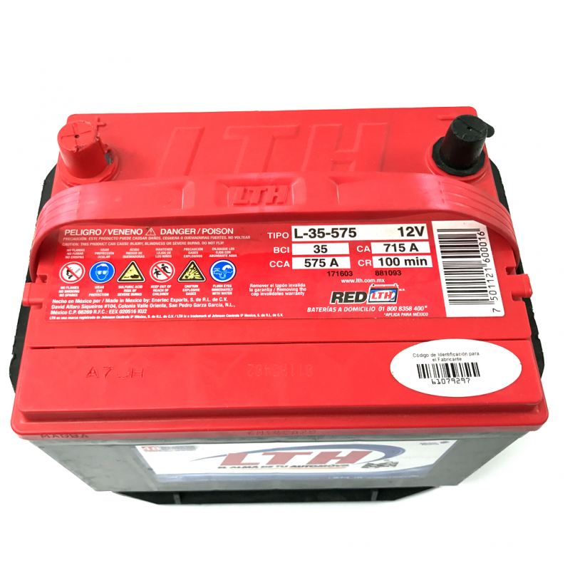 BATERIA LTH L-35-575 12V CA718A CCA575A CR100
