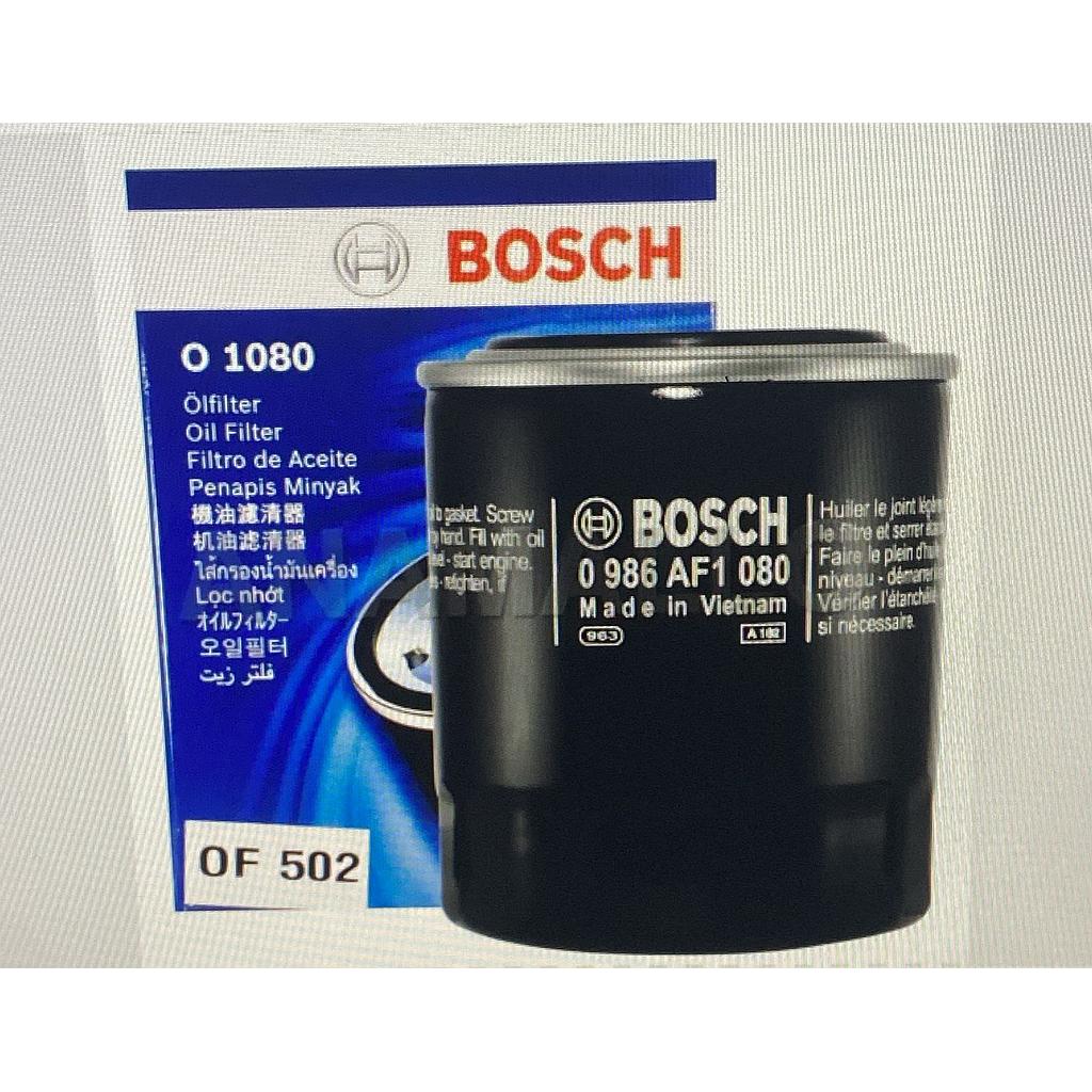 FILTRO DE ACEITE BOSCH 01080