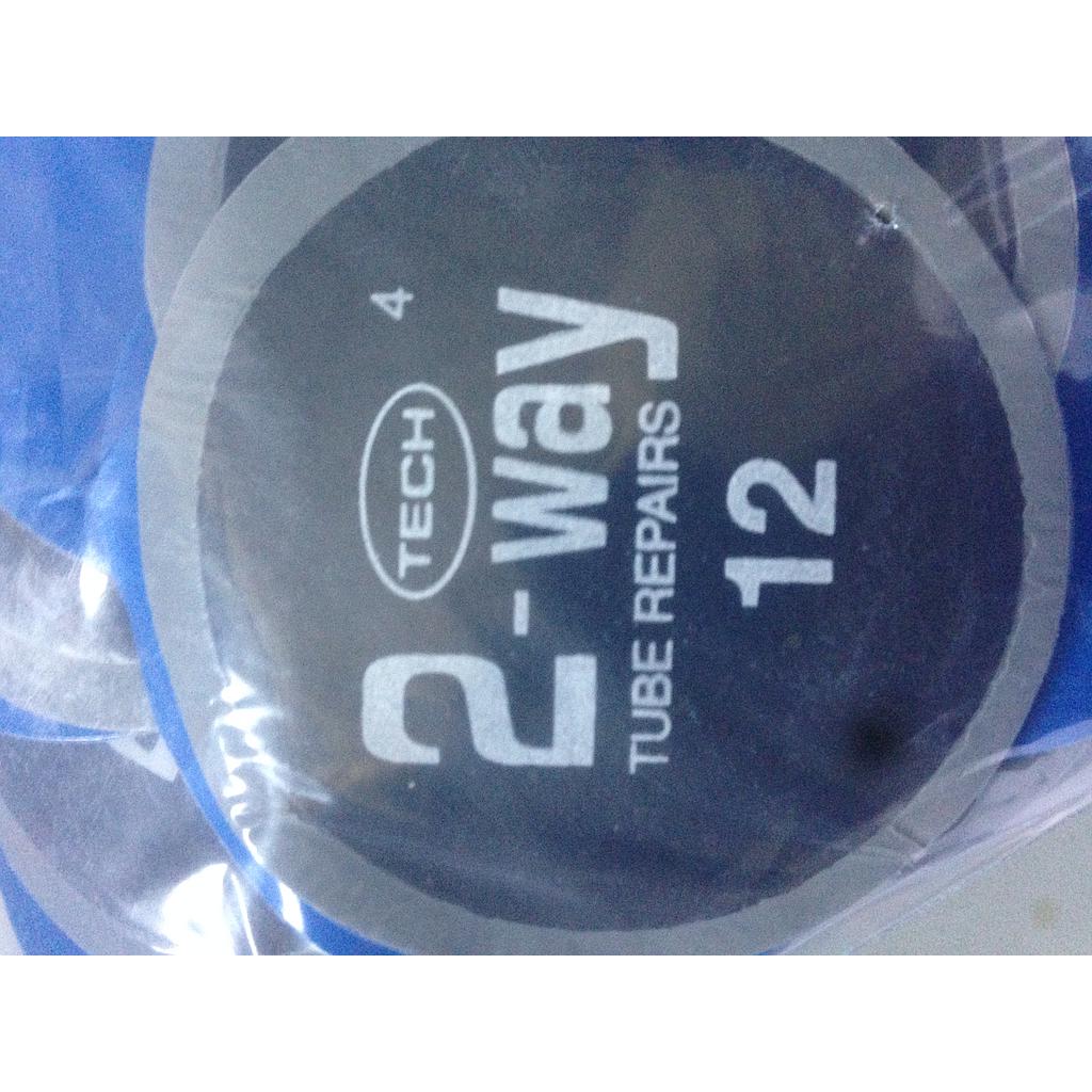 PARCHE TECH #12 REDONDO 2-1/4" P/30-PCS