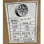 JUEGO DE AROS 20X8.5 ET+25 6X139.7 BLT247 SILVER